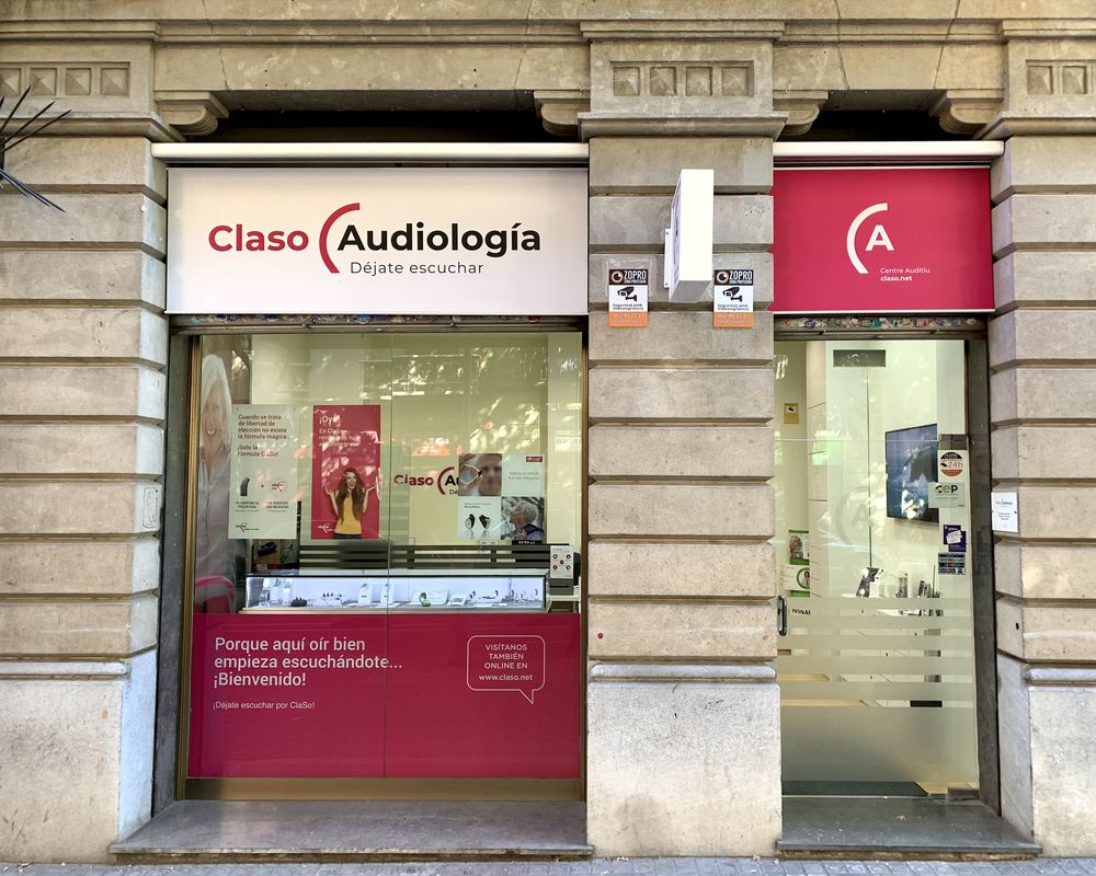 Centro auditivo Claso Audiología Eixample Derecho en Barcelona