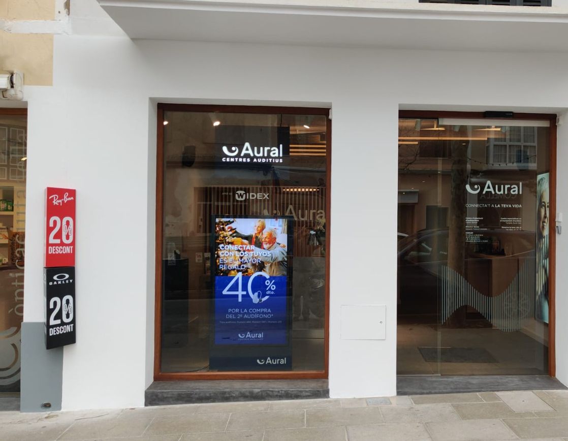 Interior de Centro Auditivo Aural Ciudadela de Menorca