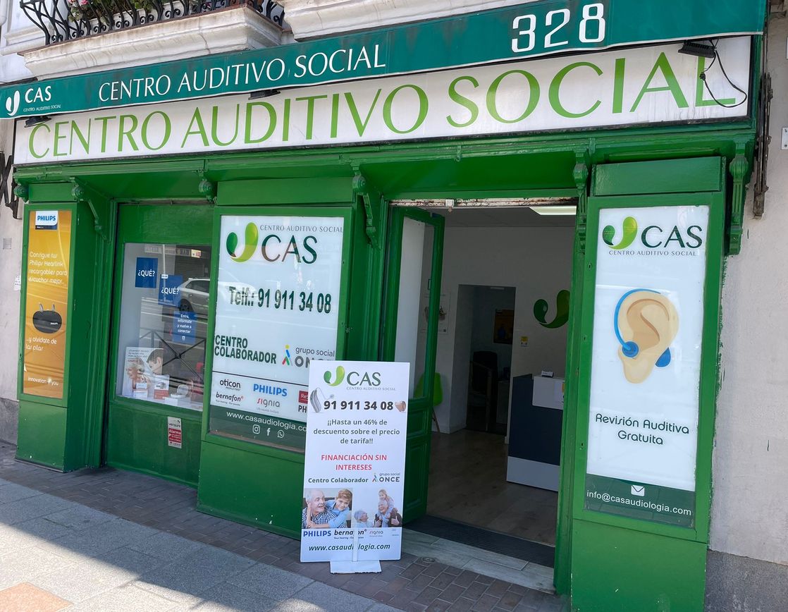 Interior de Centro Auditivo Social (CAS) Bravo Murillo