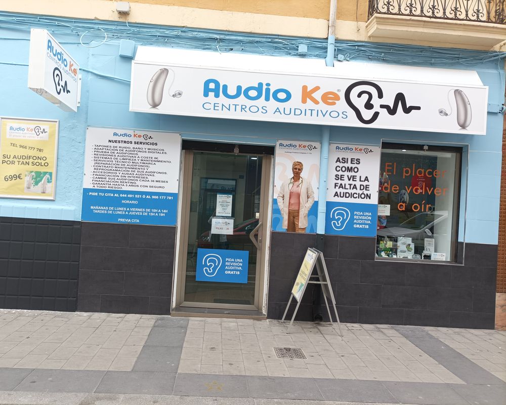 Centro auditivo AudioKe "El placer de volver a oír" en Alicante