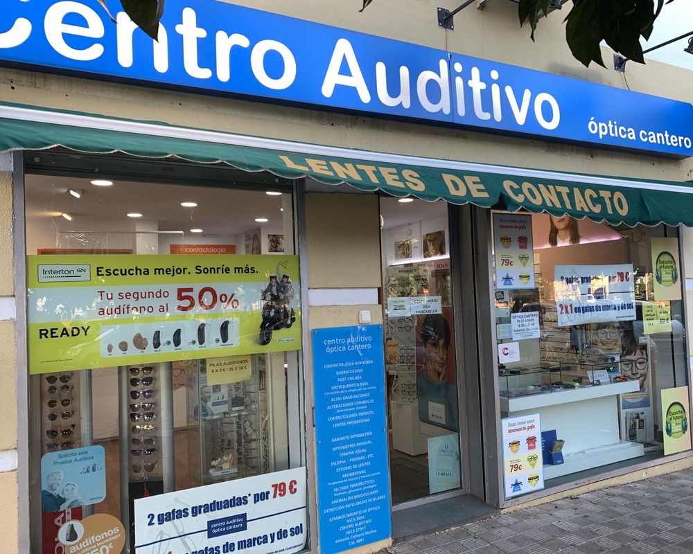Centro auditivo Optica Cantero en Sevilla