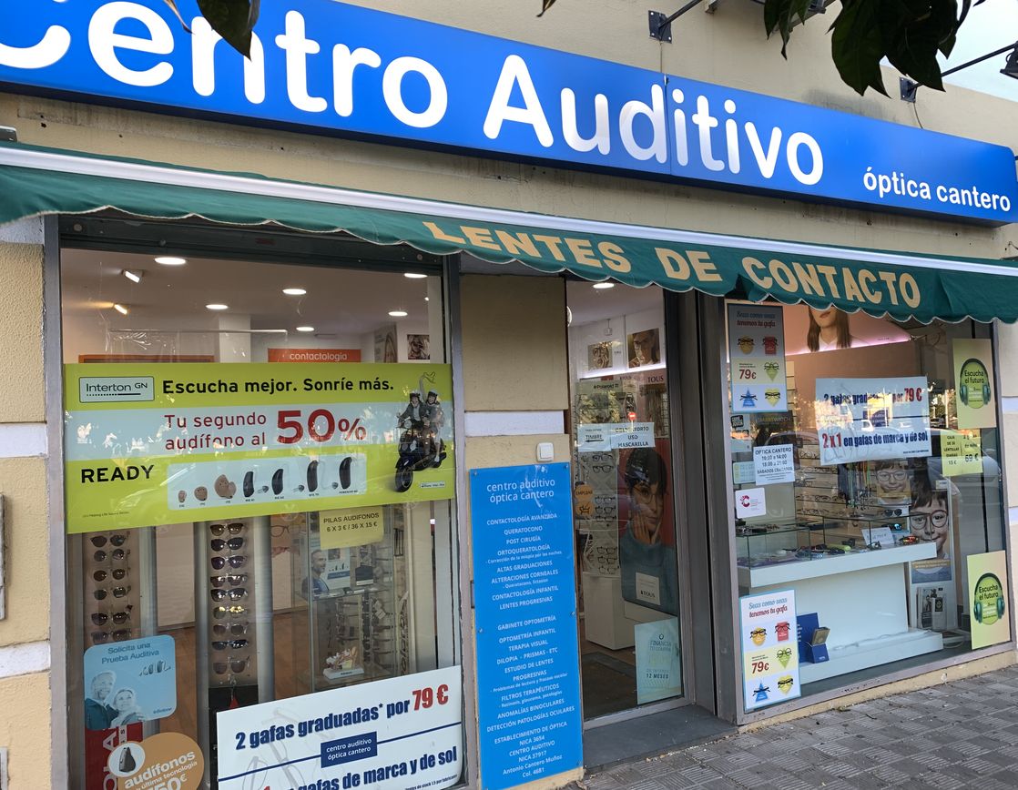 Interior de Optica Cantero
